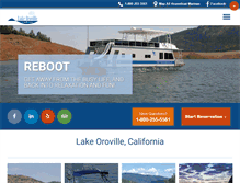 Tablet Screenshot of lakeorovillemarina.com